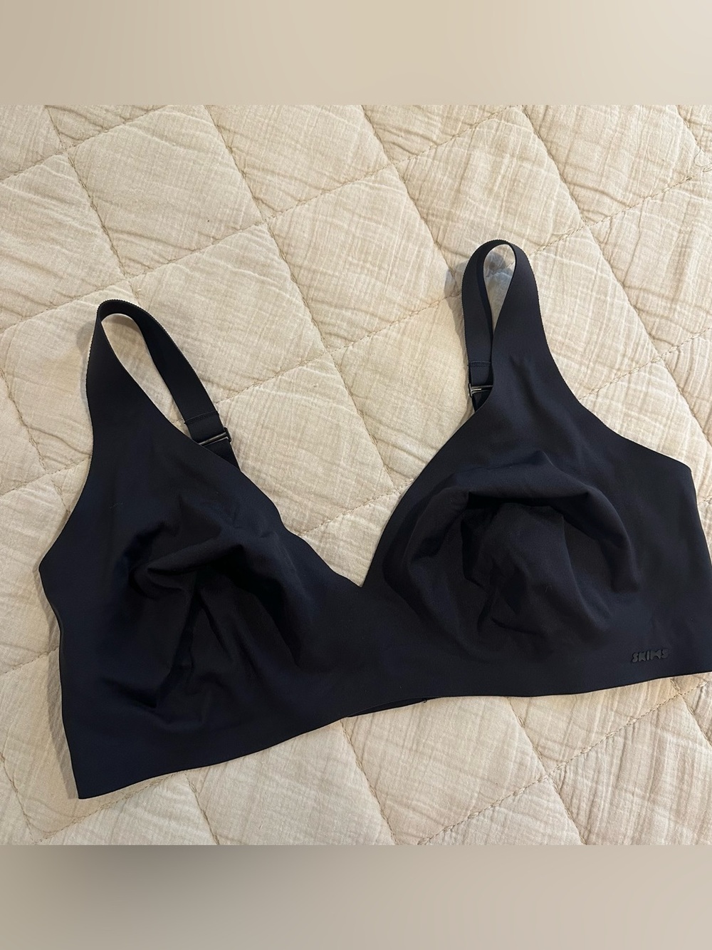 SKIMS Fits Everybody Bralette Black 3X EUC